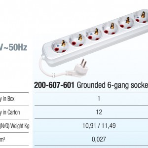 Grounded 6-Gang Socked 7m